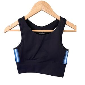 Move Theology Racerback Crop Workout Sports Bra NWT Size S
